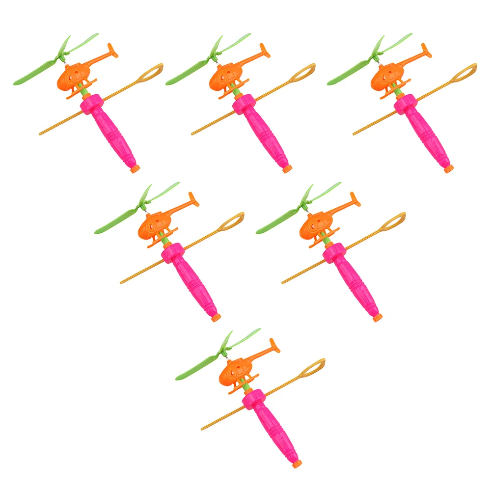 

6pcs Children Airplanes Toys Funny Flying Helicopter Toys (Assorted Color)