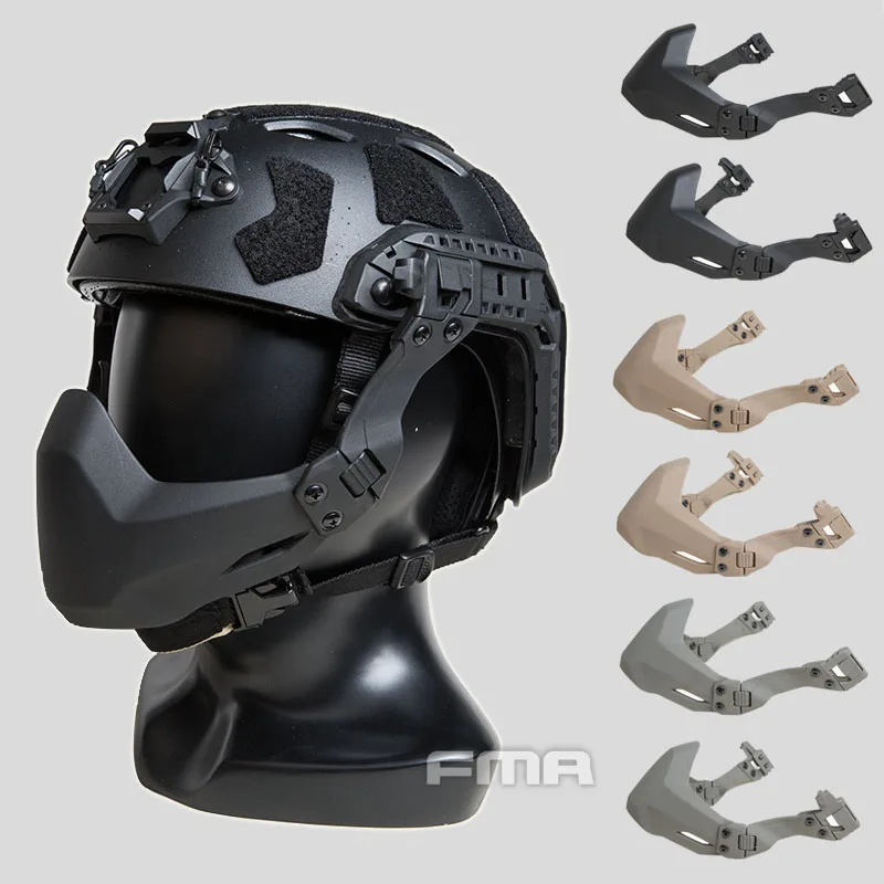 FMA Tactical Rail Складная полумаска для шлема Универсальная защитная маска