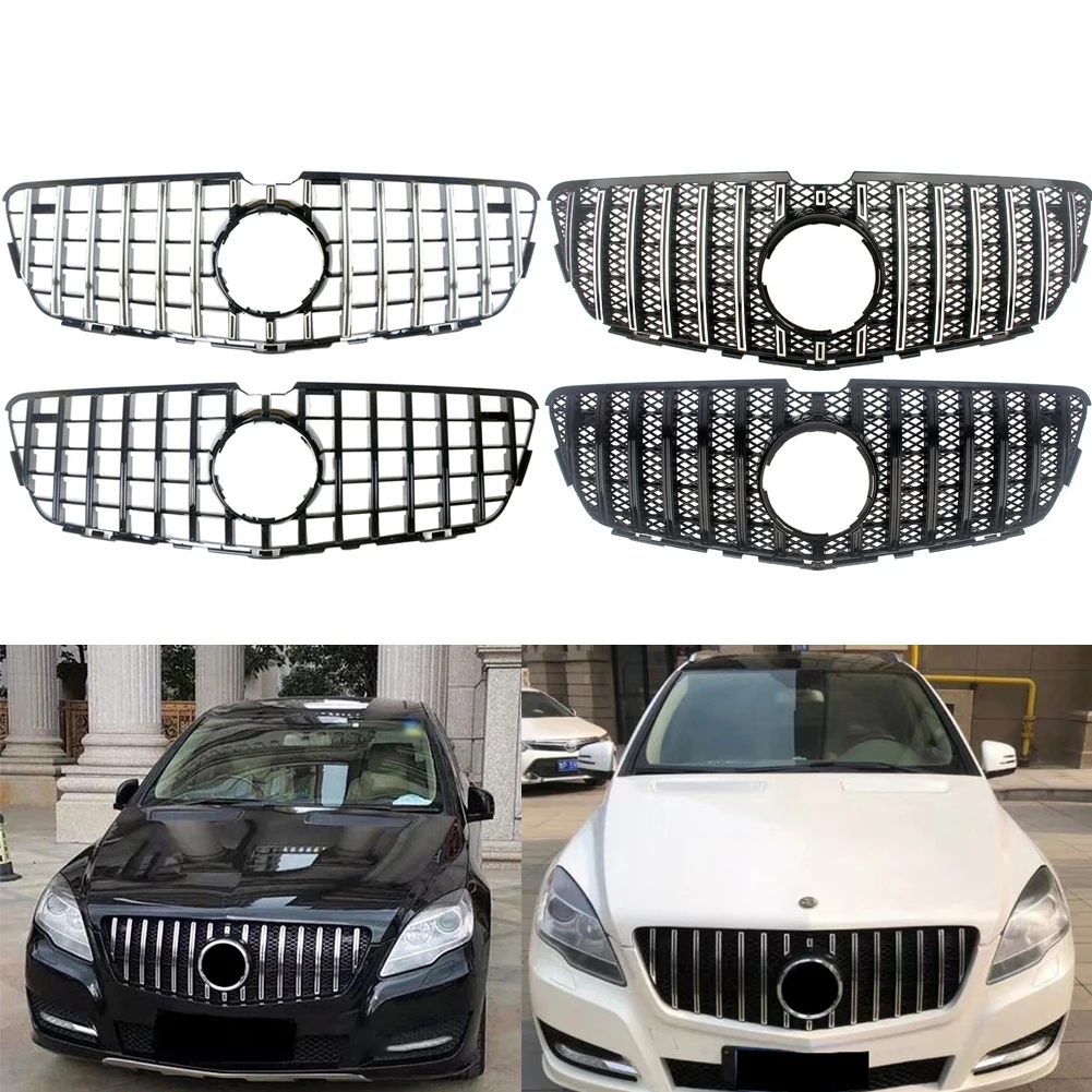 

Передняя гонка Facelift грили верхняя решетка для Mercedes-Benz R-Class R280 R320 R350 V251/W251 2011 2012 2013 2014 2015 2016 2017