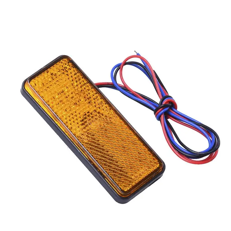 

Rectangle Reflector Tail Brake Stop Car LED Reflectors Truck Side Warning Lights LED Reflector Truck Side Warning Lights