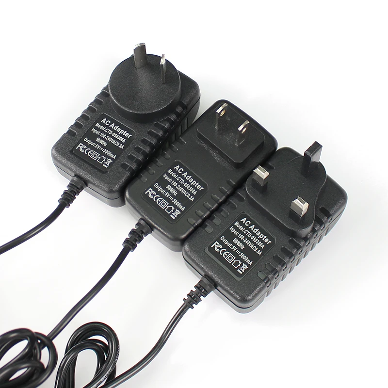 Переключатель питания AC 100-240V DC 5 V 3A Кнопка адаптера зарядное устройство Micro USB