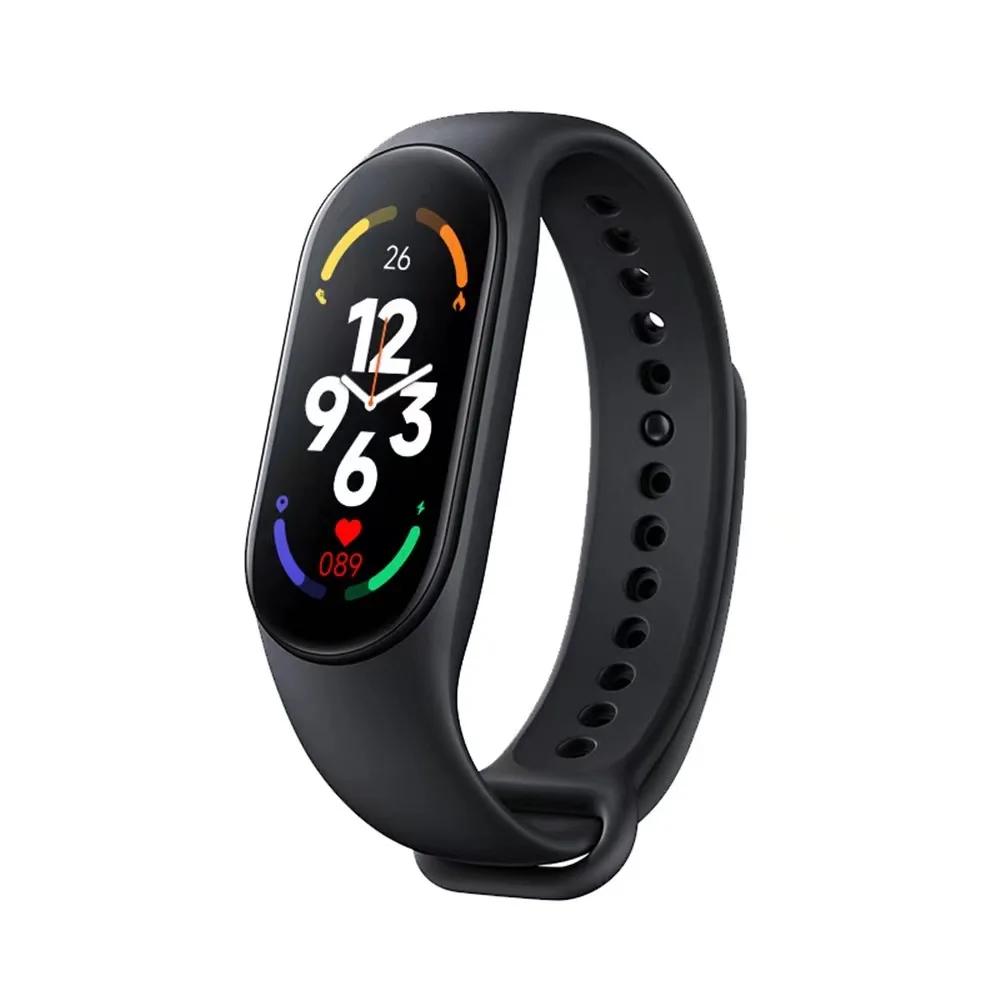 Фото Смарт-браслет Xiaomi Mi Band 7, водонепроницаемый фитнес-браслет с функцией измерения кислорода в крови, с Bluetooth №3