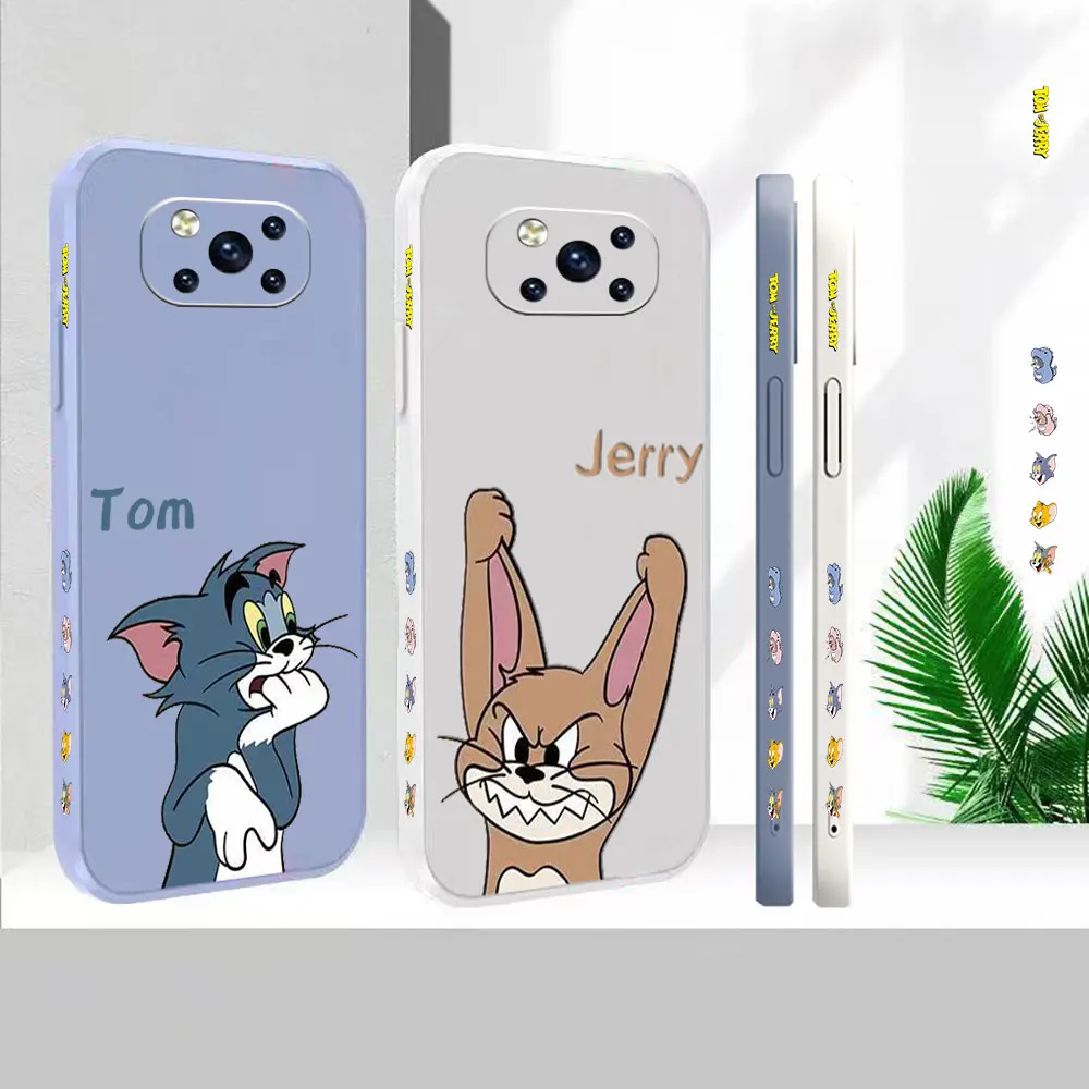 

Phone Case For Xiaomi PCOO F3 M3 X2 X3 M4 GT 6X 8 CC9 CC9E MIX 2 2S 3 4 Black Shark 3 4 5 Pro Tom And Jerry Cover Funda Cqoues