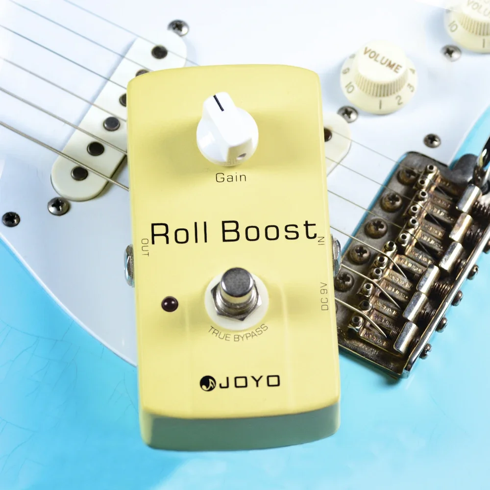 JOYO JF-38 Roll Boost педаль для гитарных эффектов чистая и прозрачная оригинальная