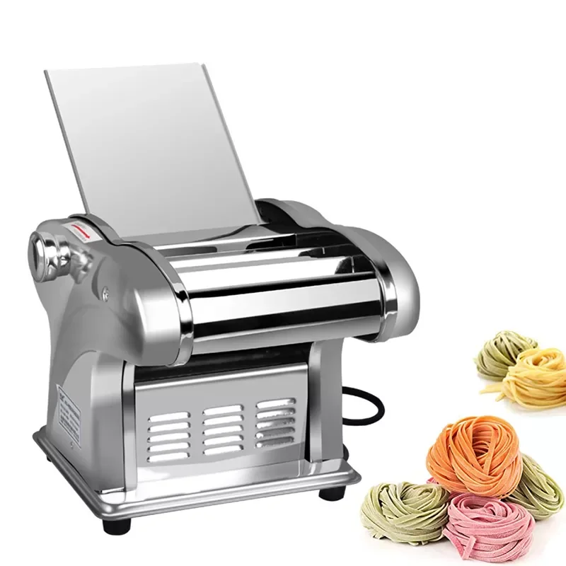 

Noodle Machine Household Electric Stainless Steel Hob Noodle Making Tool Kitchen Accessories 6-speed Adjustable Dough Thickness