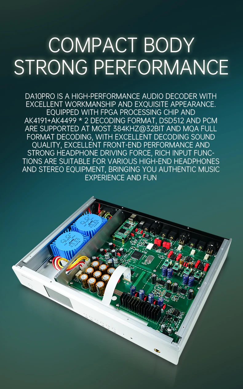 Weiliang DA10PRO HIEND флагманский двухъядерный полноразмерный декодер AK4499EX HIFI fever