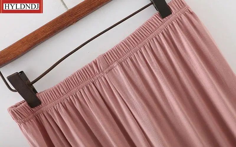 New Long Sleeve Trousers Homewear Suit Fdfklak Korean Casual Pijamas Women Modal Cotton Sleepwear Pajama Sets