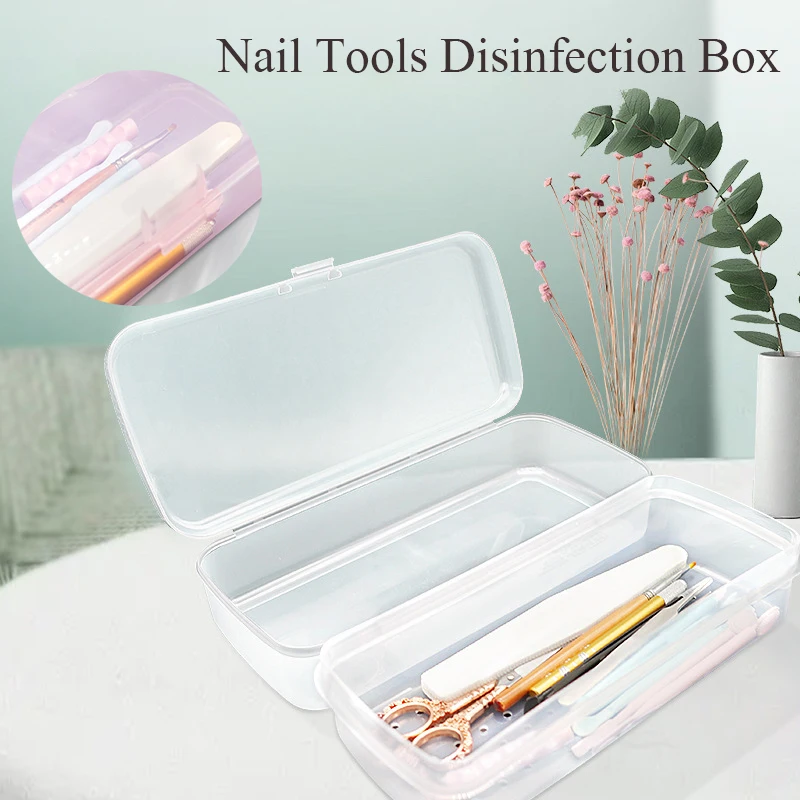 

Дезинфицирующая коробка для ногтей, стерилизация, очистка, дизайн ногтей, салонный маникюр, инструмент для дезинфекции, оборудование, инструменты для очистки