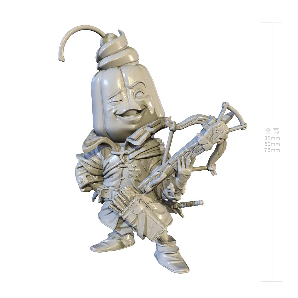 38 мм 50 75 наборы моделей из смолы фигурка бесцветная и самособранная 3D-печать