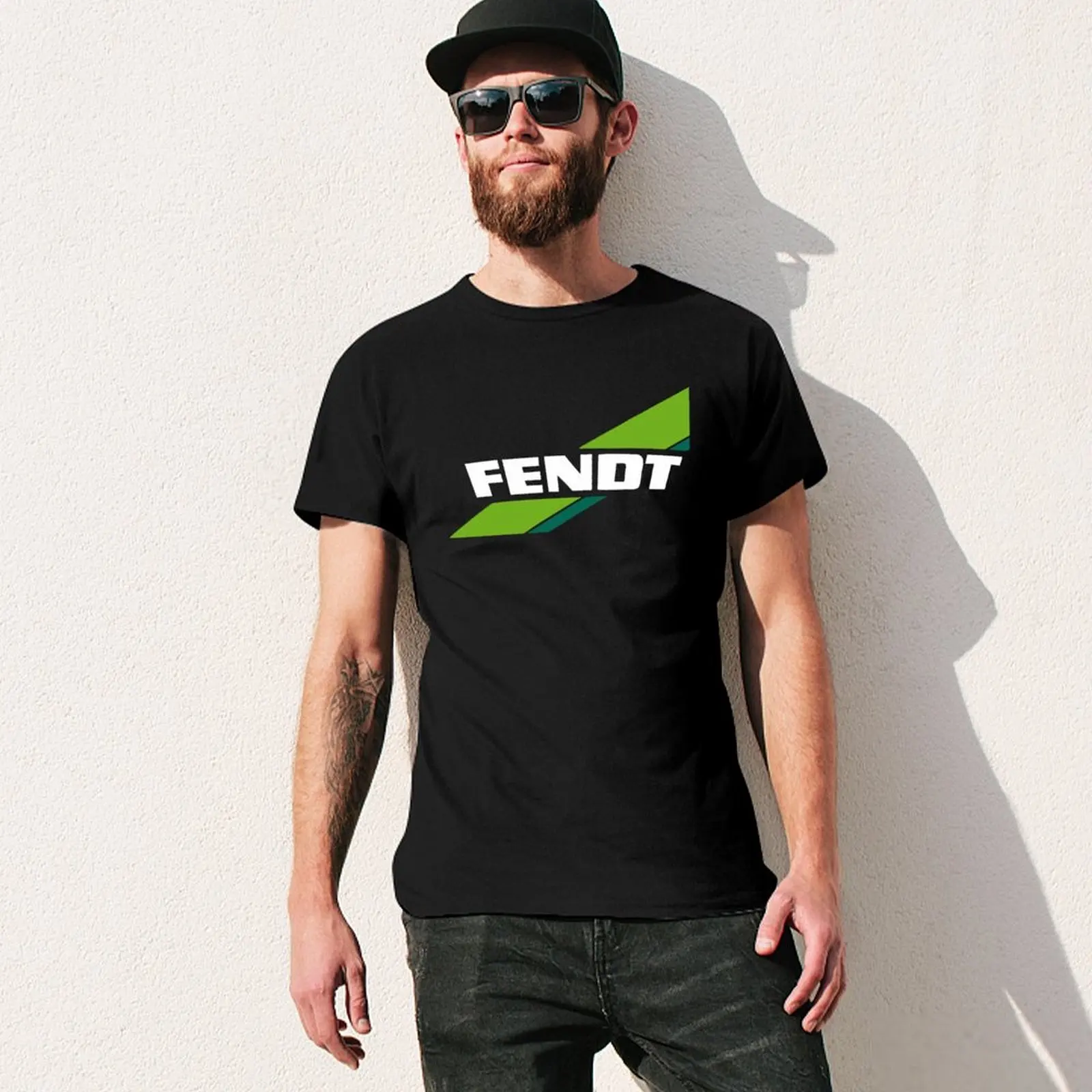 Футболка с логотипом Fendt Tractors футболки большого размера мужские рисунком