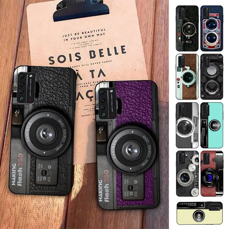 

Retro Vintage Camera Phone Case for Huawei Honor 10 i 8X C 5A 20 9 10 30 lite pro Voew 10 20 V30