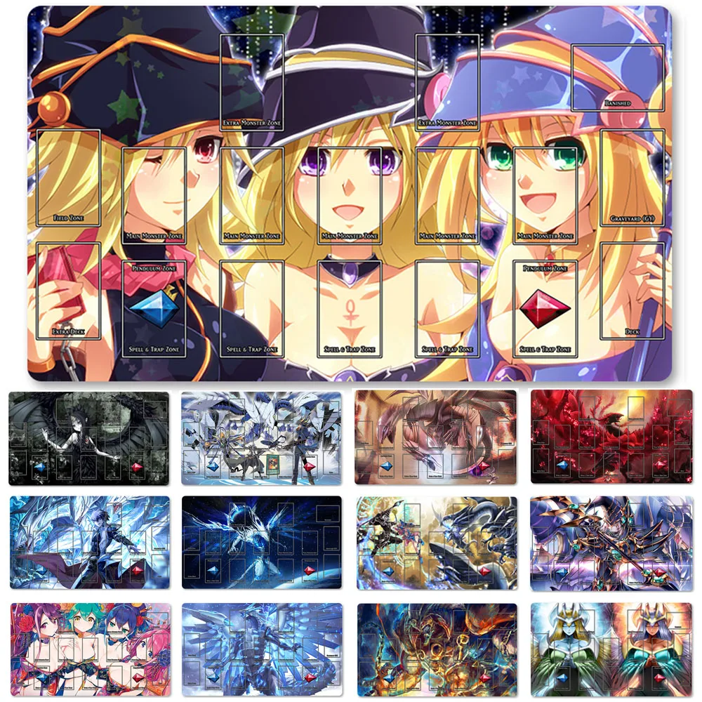 

Лидер продаж, игровой коврик OCG Blue-eyes Ultimate Dragon Dark, волшебный поединок, игровые коврики для монстров, совместимые с YuGiOh TCG + бесплатная сумка...