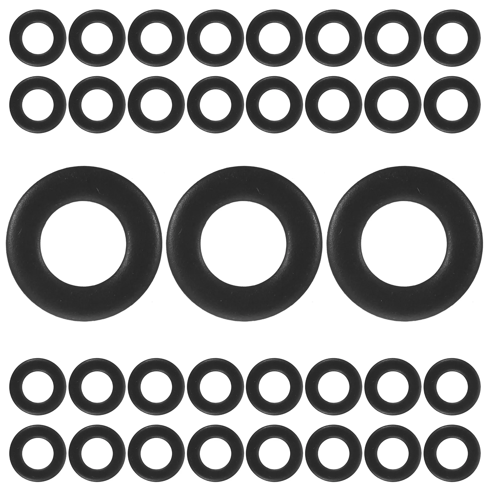 

100 Pcs Screw Fasteners Flat Washers Anti-loosening Metal General Repair 3/16 Inch