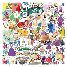 10/30/50pcs Cute Cartoon Game Pikmin Stickers for Kids Toys Waterproof Graffiti Laptop Skateboard Car Cool Anime Stickers Decals