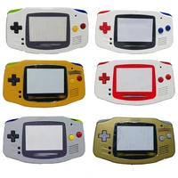 diy full set housing shell cover case with conductive rubber pad buttons for game boy advance gba console