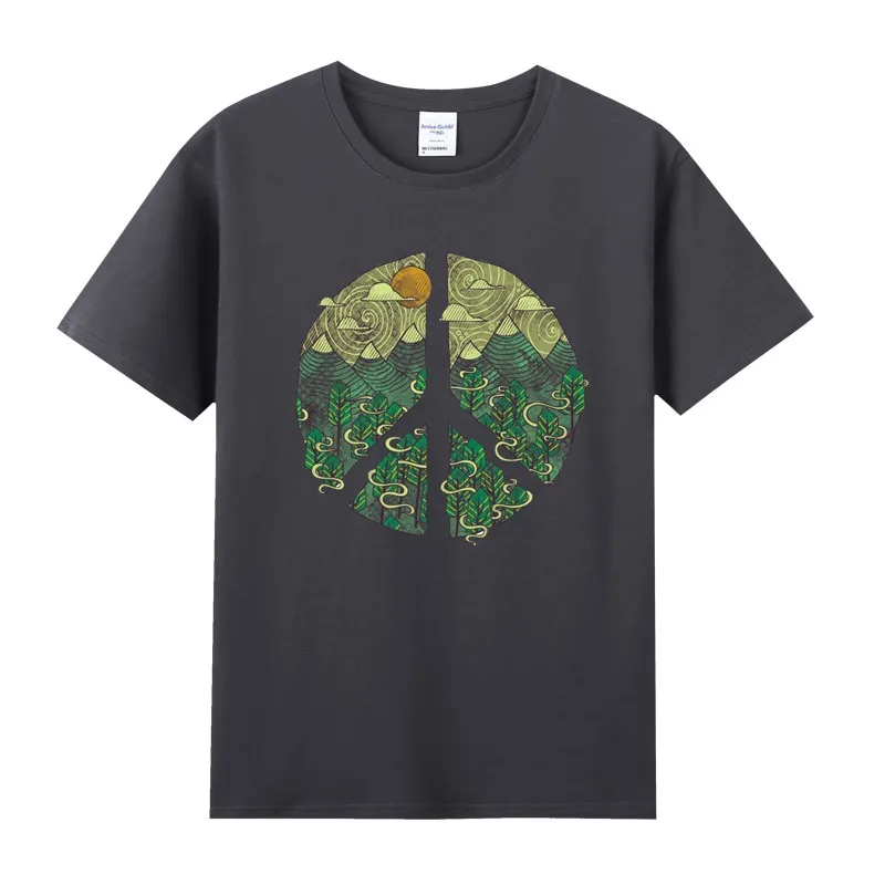 

T-shirts Graphic Tee Clothing Summer Short Sleeve Men/women Peace Lovely Casual Fashion Female T Shirt Clothes