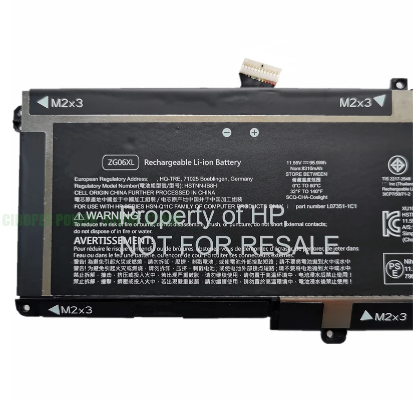 Аккумуляторная батарея для планшета ELITEBOOK 11 55 G1 ZBook Studio x360 G5