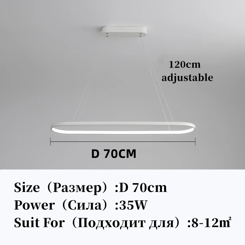 

Современный светодиодный подвесной светильник, люстра для гостиной, столовой, острова, подвесные светильники, ресторан, кухня, бар, офис, украшения дома, лампы