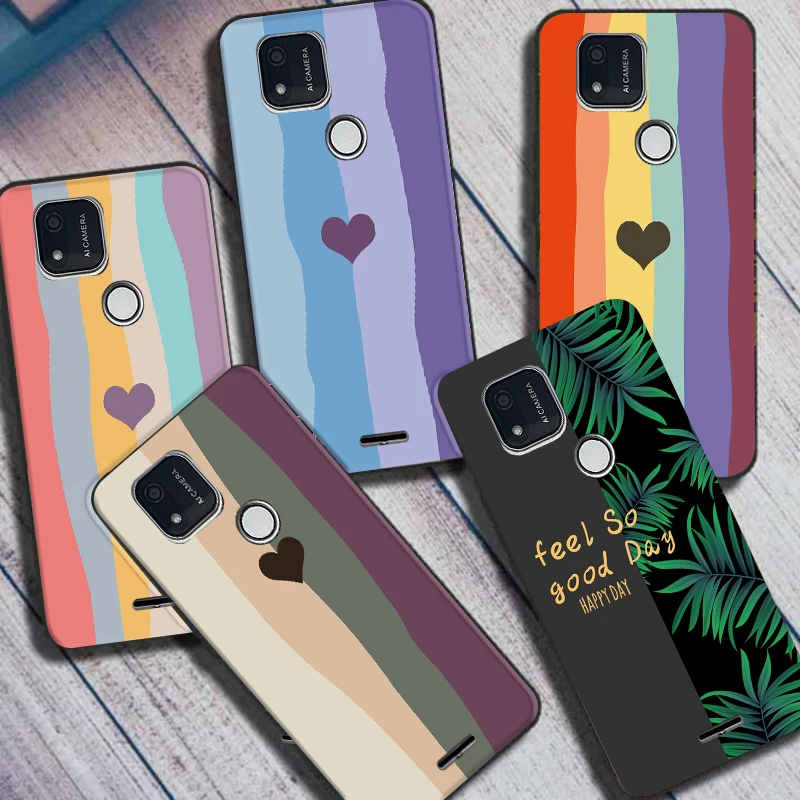 Мягкая задняя крышка для телефона с рисунком чехол для телефона For Sense TW102, защитные чехлы-бамперы