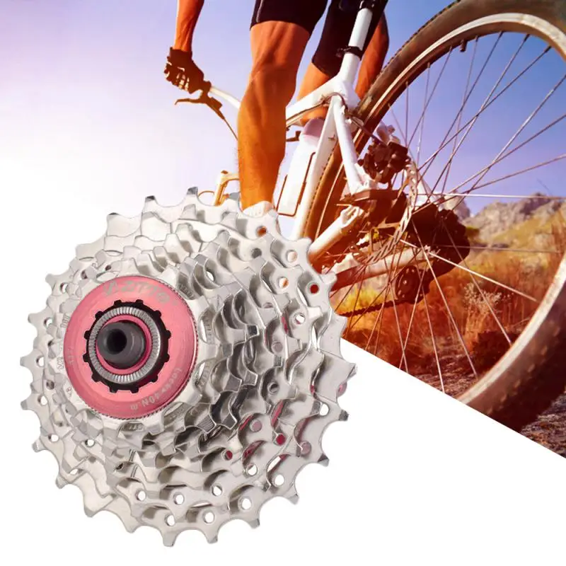 

Strong Antioxidant Capacity 8 Speed Flywheel Exquisite Appearance Sprocket Non Fading Flywheel Bicycle Components Hollow Design