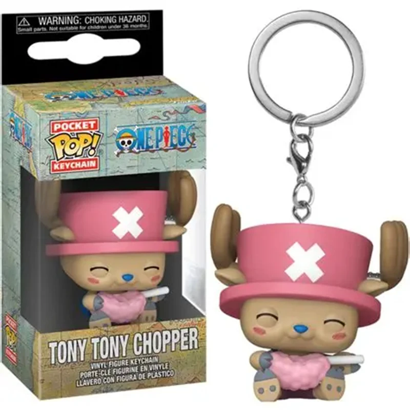 Фото Фигурка Чоппера из One Piece с элементом «Сахарная вата»! Брелок Funko POP Шанкс: Коллекционная виниловая фигурка, игрушка, подарок для детей №3