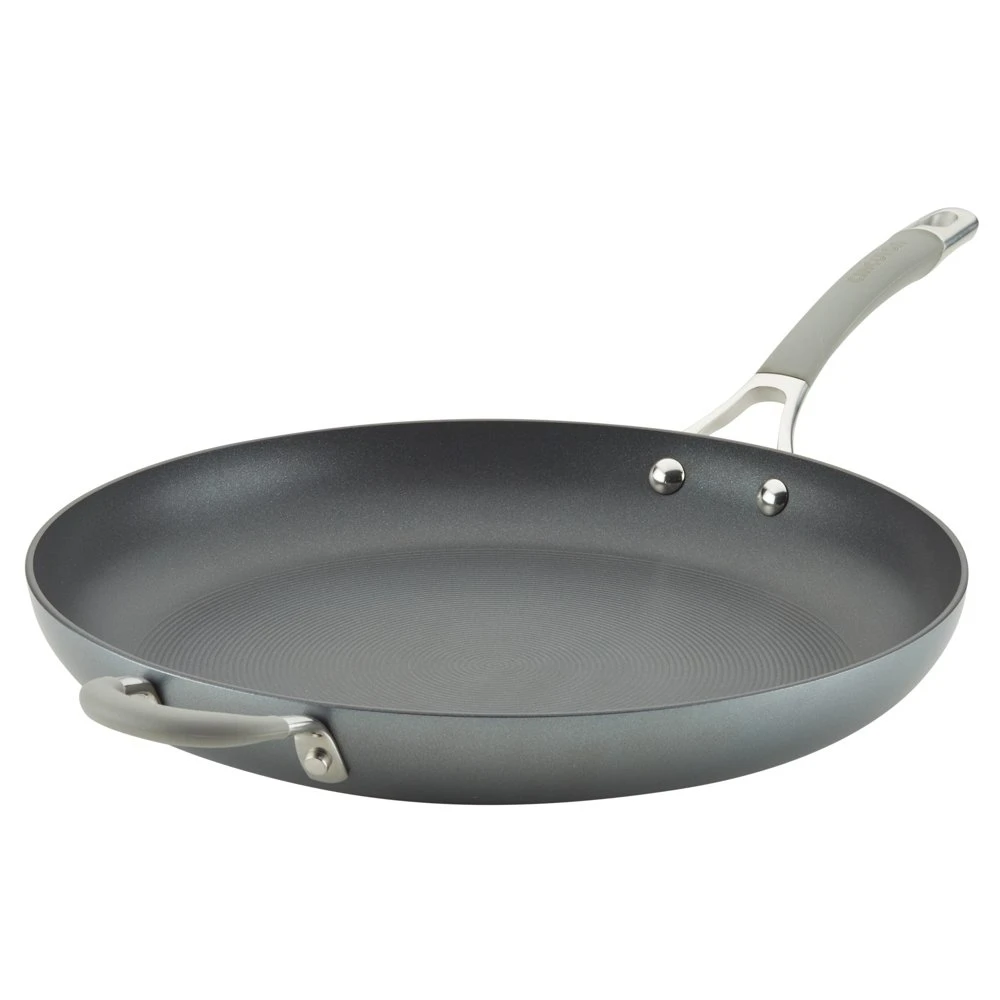 

Inch Elementum Nonstick Frying Pan/Skillet with Helper Handle, Oyster Gray