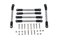 rc 110 stainless steel adjustable tie rods for losi lasernut tenacity ultra4