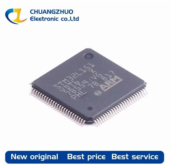 

Новинка, оригинальный микроконтроллер STM32L151VDT6 384KB 1,8 В ~ 3,6 В ARM, флэш-память 48 КБ 32 МГц, 83 флэш-карты (14x14), блоки нового оригинального микроконтроллера, 1 шт.