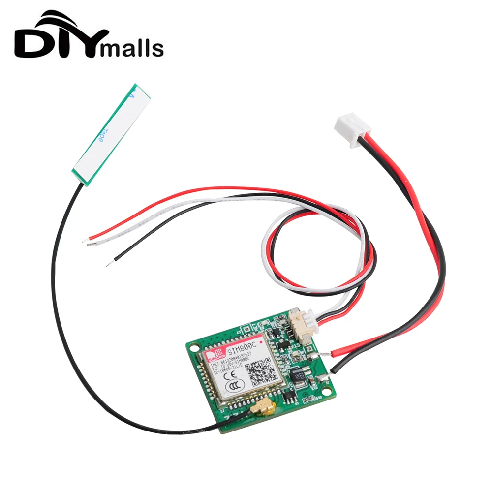 1-канальный релейный модуль SIM800C, SMS GSM, дистанционное управление, переключатель STM32F103CBT6 с антенной GNS для тепличного кислородного насоса