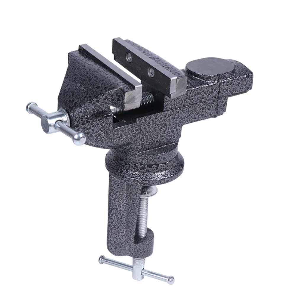 

50mm Mini Table Bench Vise Adjustable Fixed Electric Small 360 ° Rotatable Grinder Rotary Hand Drill Suction Cup Fixed Frame