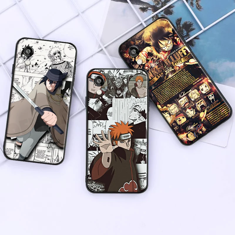 

NARUTO Japan Anime For Huawei Honor 9A 8X 9 9X Lite 10 10i 10X Lite Phone Case Liquid Silicon Coque Funda Black Silicone Cover
