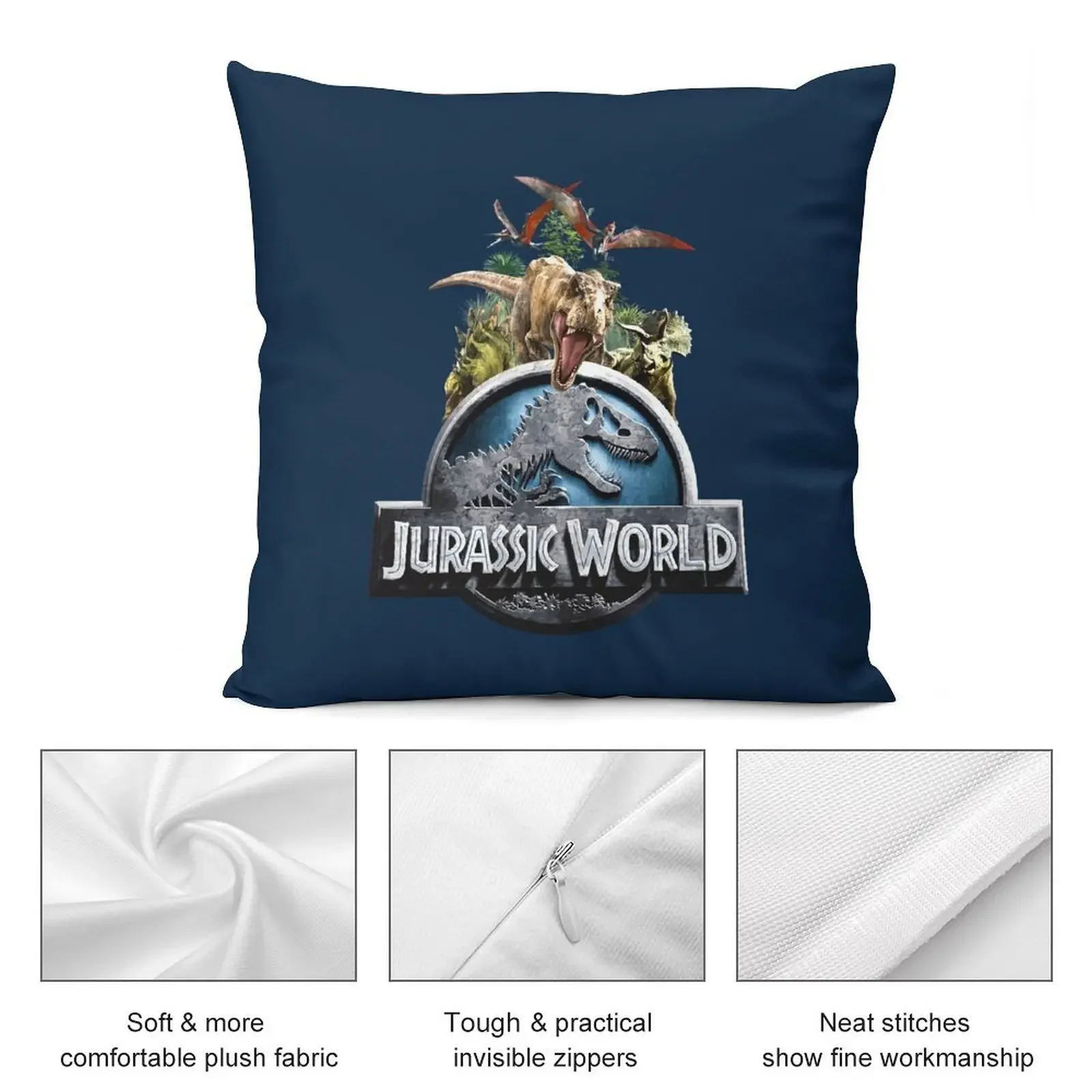 Jurrassix World All_Dinosaurs декоративная подушка для дивана декоративные чехлы наволочки