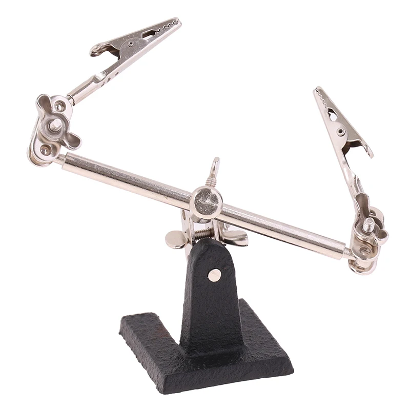 

1pc Third Hand Soldering Iron Stand Clamp Helping Hands Clip Tool PCB Holder Electrical Circuits Hobby