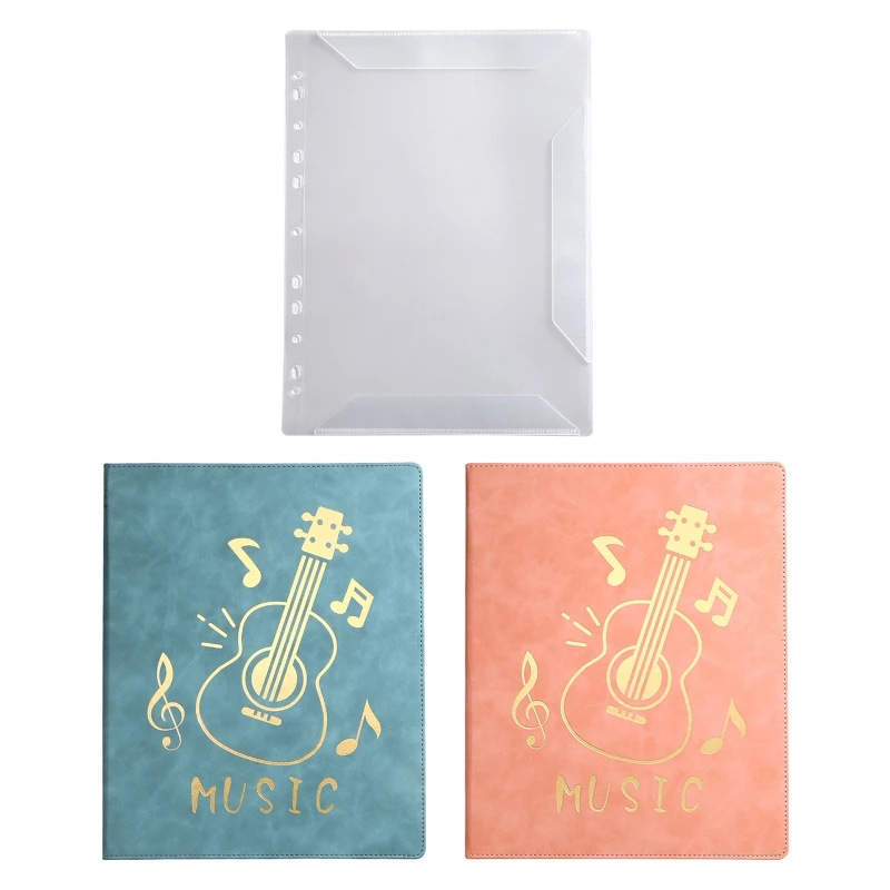 

40 Pockets A4 Size Piano Score Folder Music Sheet File Holder Document Folder
