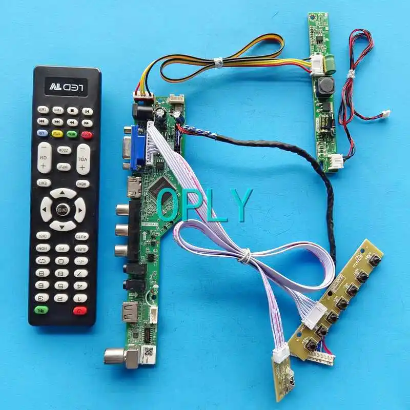 

Панель монитора, аналоговая плата контроллера телевизора для LTM230HP06 LTM230HT05, комплект «сделай сам», совместимый с HDMI, 23 дюйма, 1920*1080, USB VGA, AV, 30-контактный LVDS