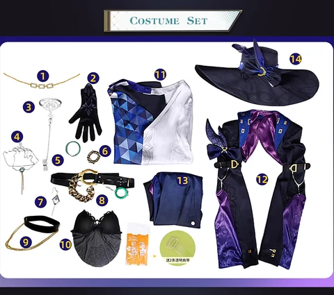 Honkai звезда рельс десять камней нефритовый костюм для косплея парик шляпа Униформа Нефритовая платформа Серьги Браслет перчатки аксессуары