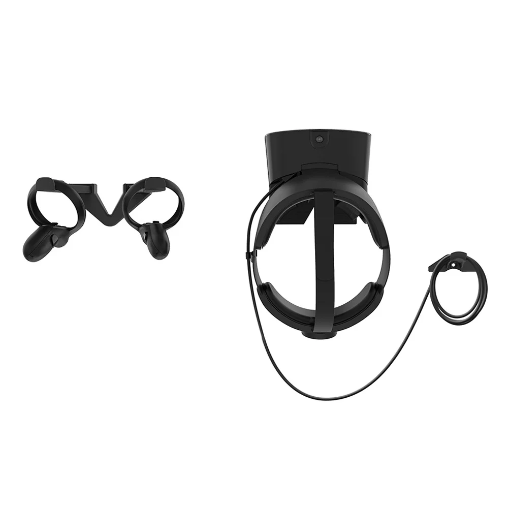 

VR Headset Wall Mount Storage Stand Hook Compatible for Rift (Black)