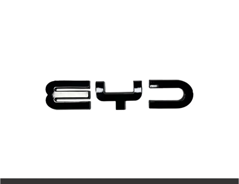 

Для BYD Song L EV 2024 2025 автомобильный Стайлинг, передний значок, черный значок воина, хвостовой значок, комплект чернения рулевого колеса, аксессуары