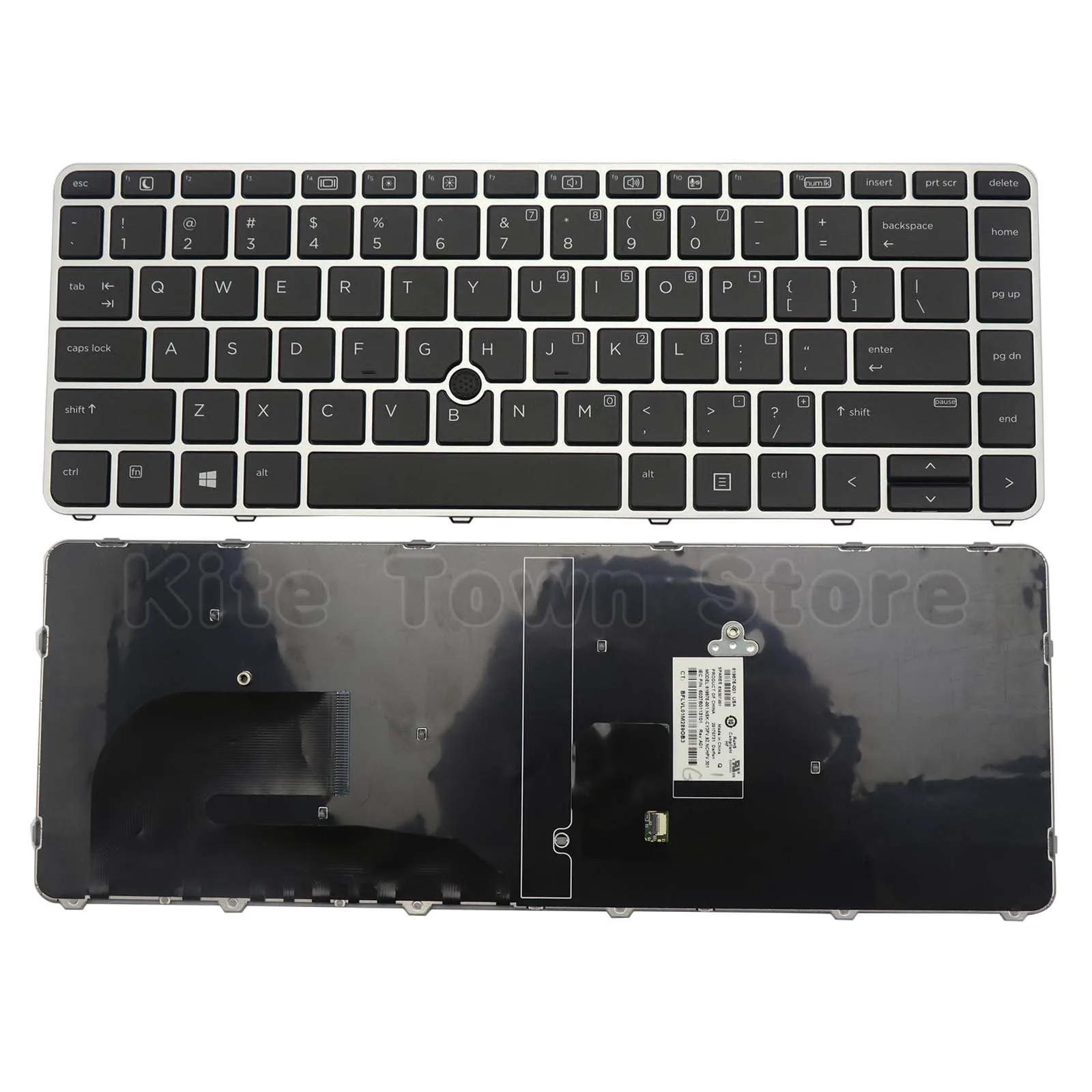 Новая клавиатура для ноутбука с американской раскладкой без подсветки и