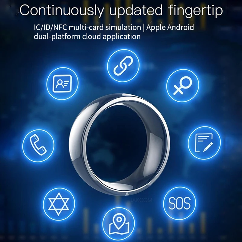 NFC смарт-кольцо для мужчин технология RFID ID IC M1 волшебные кольца на палец Android IOS