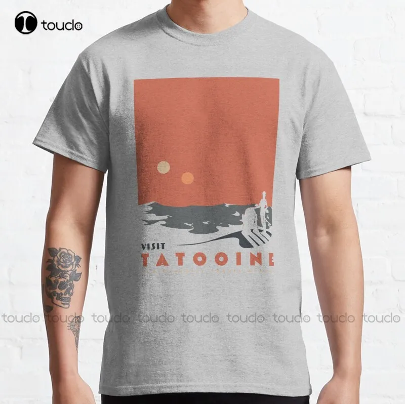 

New Visit Tatooine Classic T-Shirt Mom Shirt S-3Xl