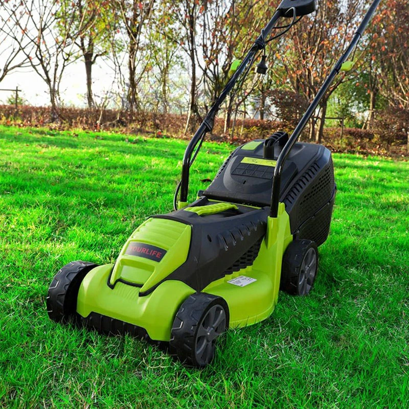 Электрическая газонокосилка зеленое искусство устройство для резки травы с 10 м