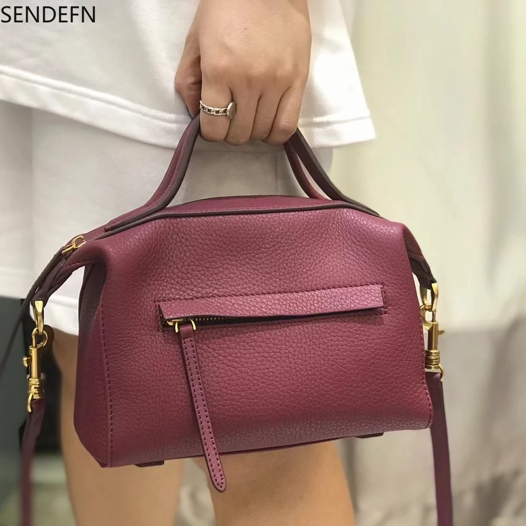 

SENDEFN Genuine Leather Luxury Designer Genuine Leather Crossbody Bags Handbag Tote Bags for Women