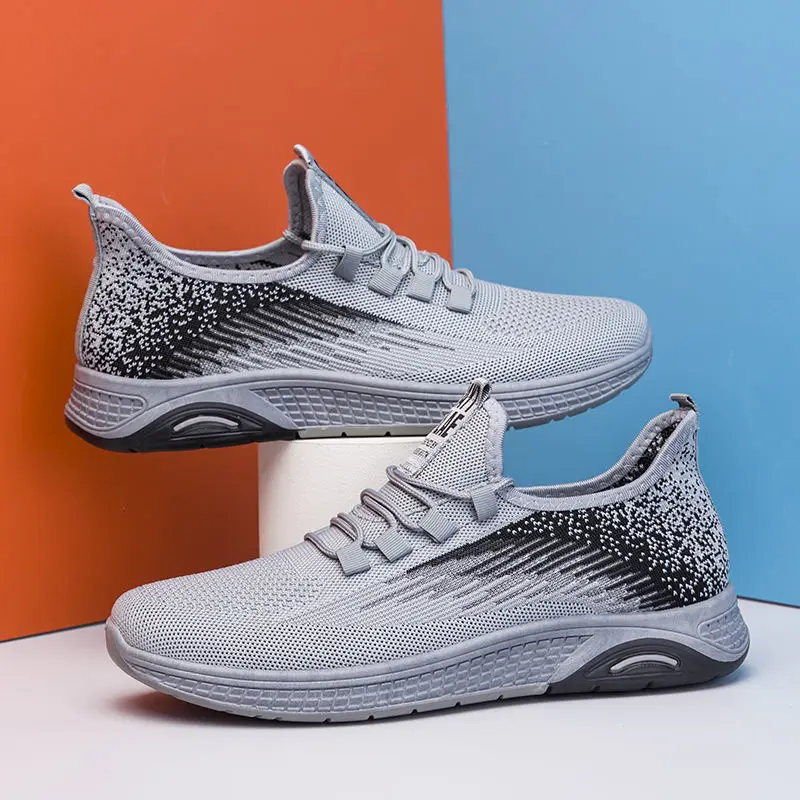 Дышащие плетеные туфли для весны и лета Новинка Мужская обувь устойчивая к