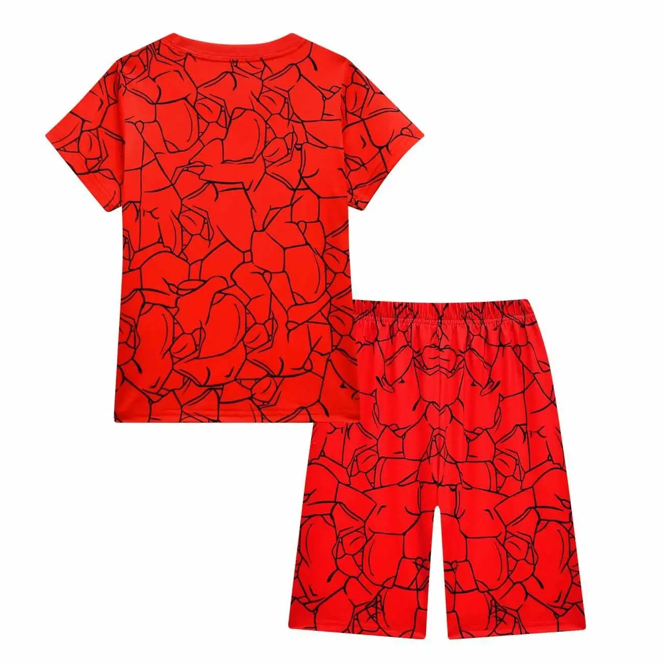 Детская футболка с короткими рукавами и для мальчиков девочек комплект одежды