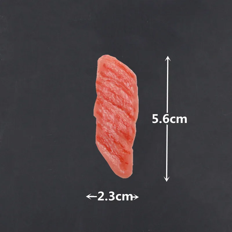 

Искусственный лосось сашими ПВХ