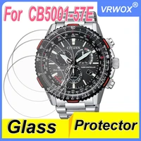 3pcs glass protector for citizen cb5001 57e hd clear anti scratch tempered glass explosion proof screen protector