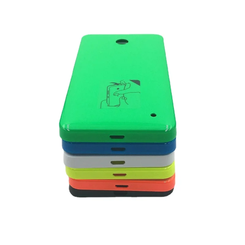 

Задняя крышка корпуса 10 шт./лот для Nokia Lumia 630, сменная Крышка батарейного отсека для Nokia Lumia 630 635 с боковой кнопкой