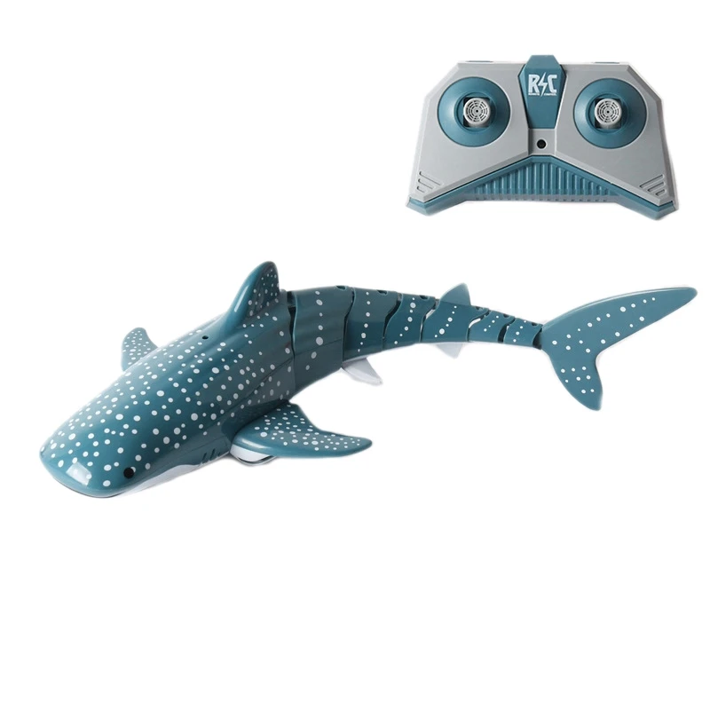 

2.4G RC Simulation Shark Toys 4CH Waterproof Electric Remote Control Shark Boat Swimming Pool Bathroom Children Toy Gift