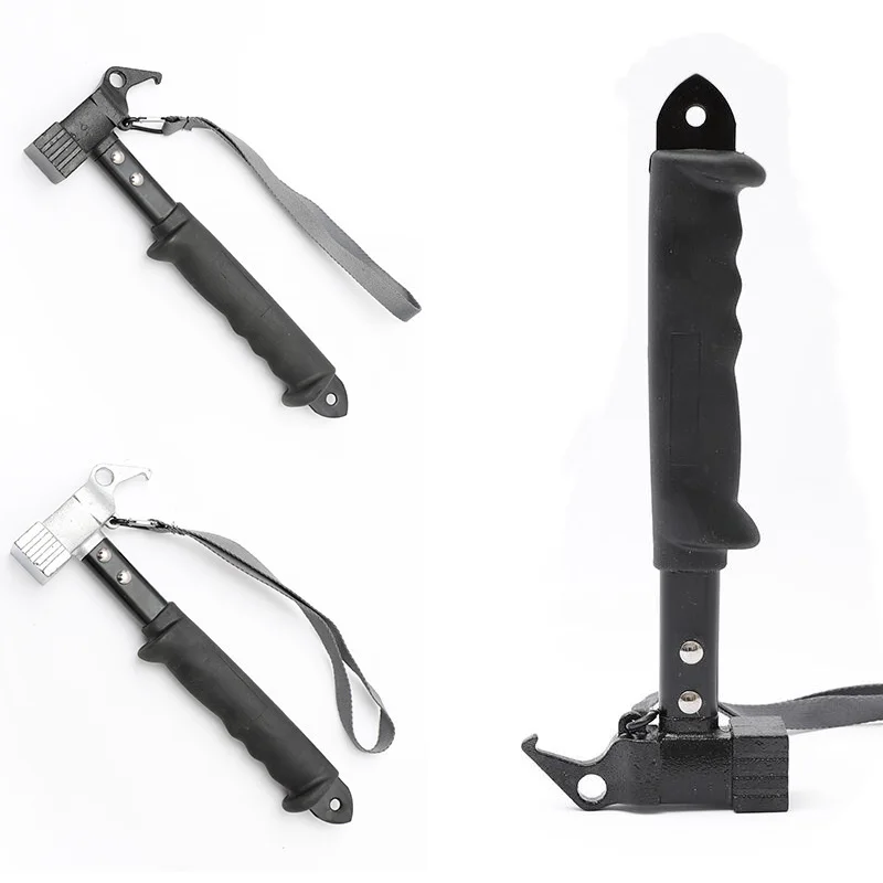 

Уличный портативный многофункциональный молоток с мягкой резиновой оболочкой, многофункциональный молоток для отдыха на природе, кемпинга, оттягивающий молоток